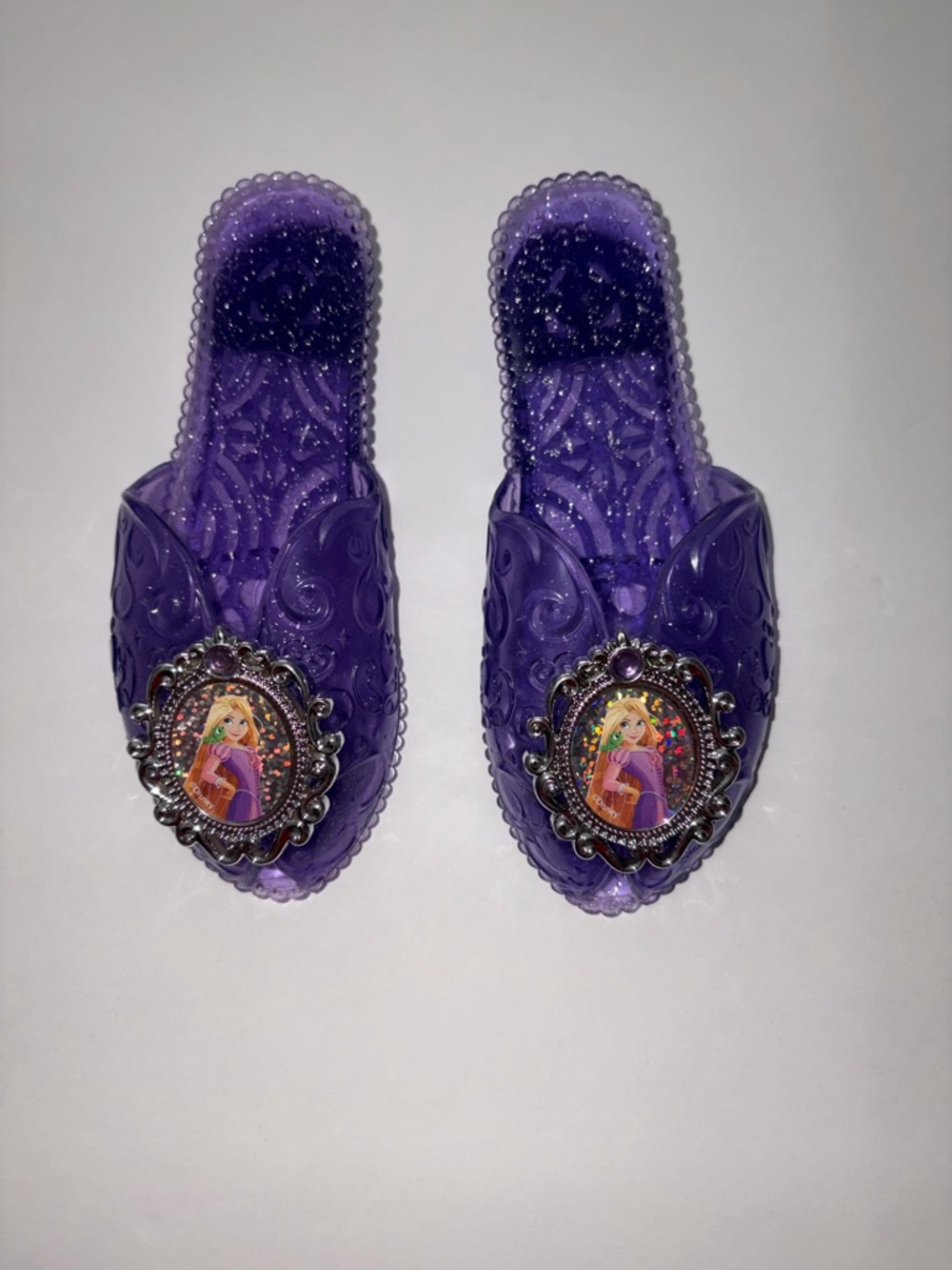 Disney Purple Princess Jelly Dress Sandals - Picture 2 of 6